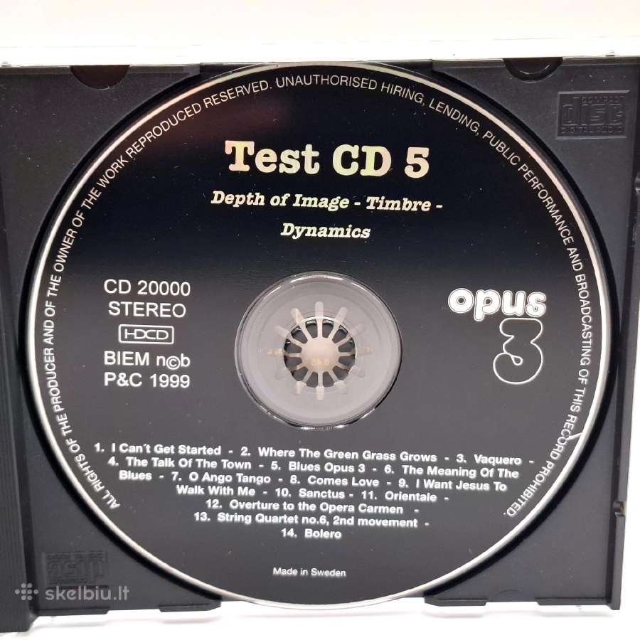 Test CD 5 - Depth Of Image - Timbre (CD) - nuotraukos Nr. 5