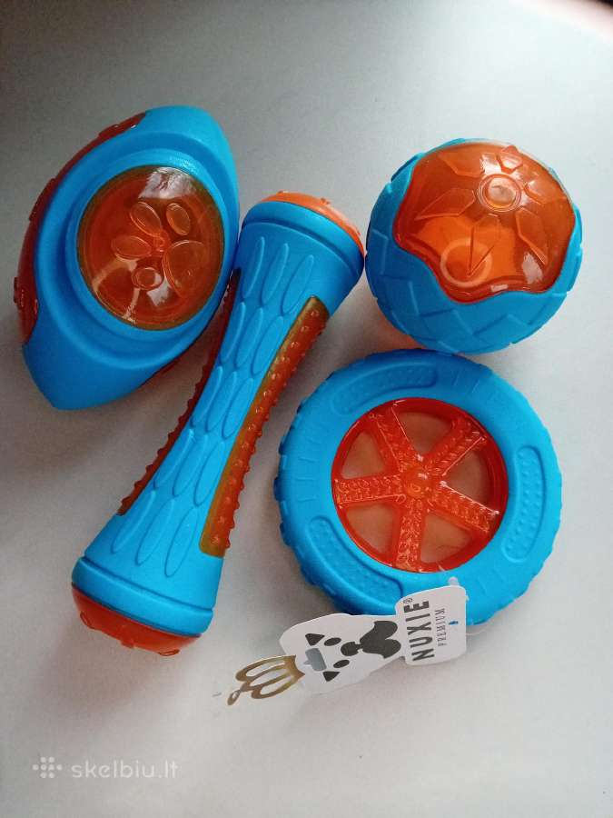 Žaislų rinkinys šunims 4vnt