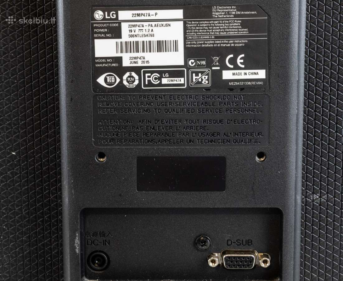 Monitorius LG - nuotraukos Nr. 2