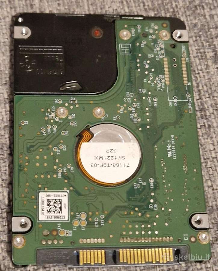 Wd Scorpio Black 320gb 7200rpm – greitas 2.5 HDD - nuotraukos Nr. 2