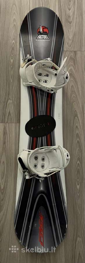 Snieglente Factory 140cm su apkaustais