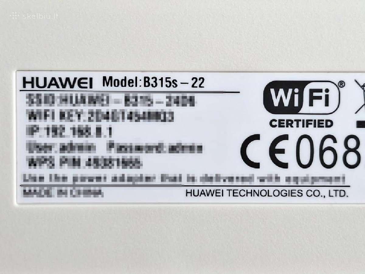 Huawei B315s-22 4G Lte modemas su Sim kortele - nuotraukos Nr. 3