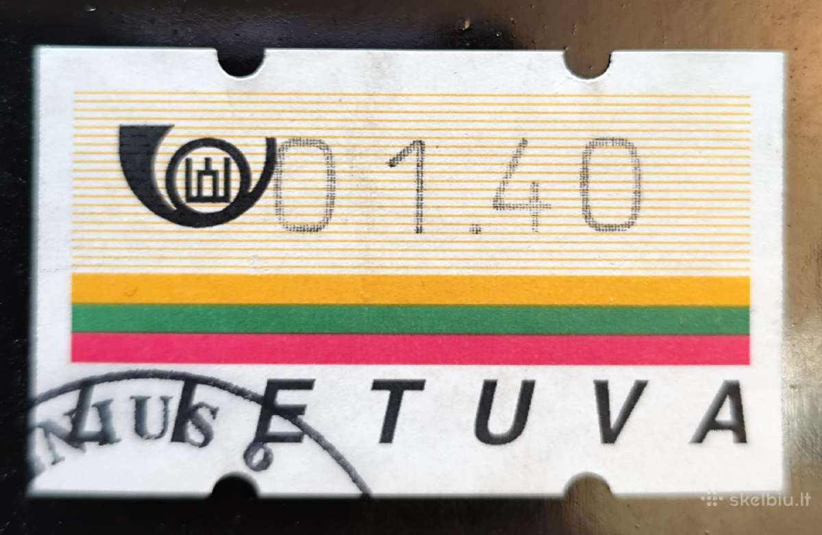 Lietuva 1995 antspauduotas