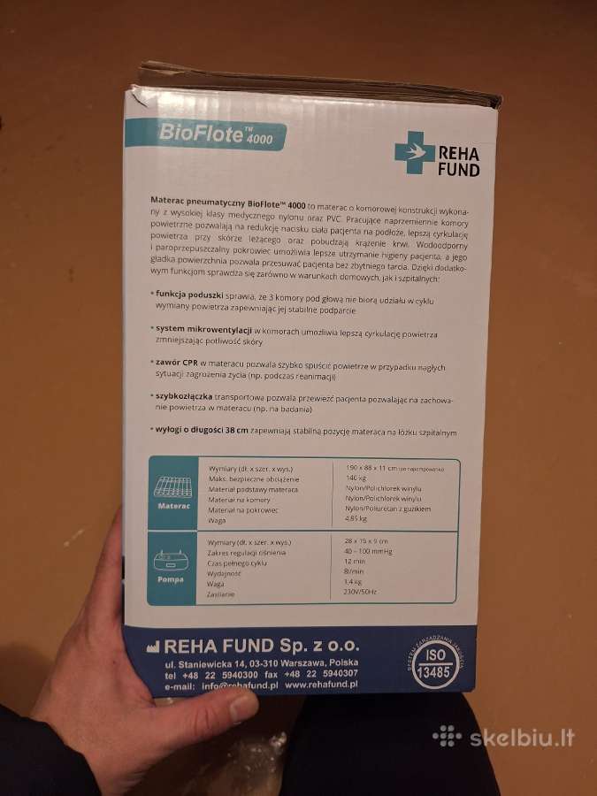Čiužinys nuo pragulų su kompresoriumi - nuotraukos Nr. 2