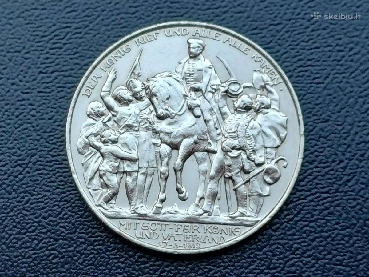 2 markes 1913m. Sidabras 900