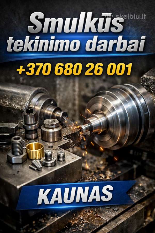 Smulkūs metalo tekinimo darbai