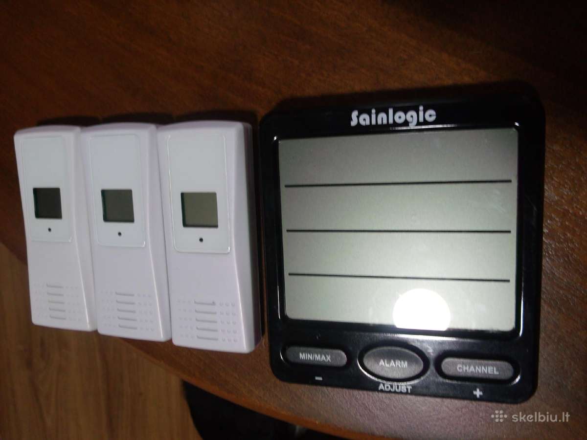 Termometras + 3 sensoriai Sainlogic
