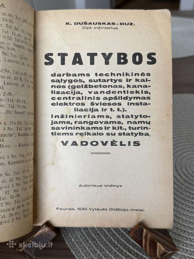 Statybos vadovėlis. Sanitariniai įrengimai 1930 - nuotraukos Nr. 3