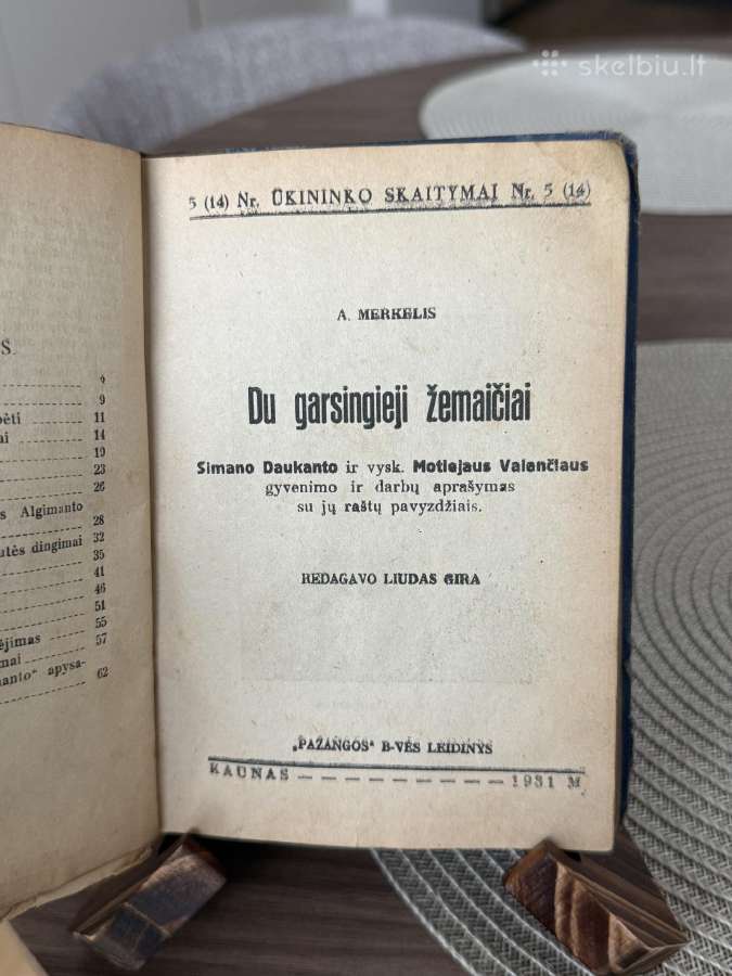Konvoliutas iš 5 retų knygų 1931 m - nuotraukos Nr. 4