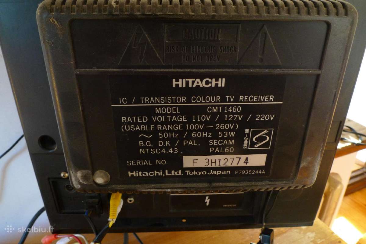 Japoniškas televizorius Hitachi 32 istrizaines - nuotraukos Nr. 4