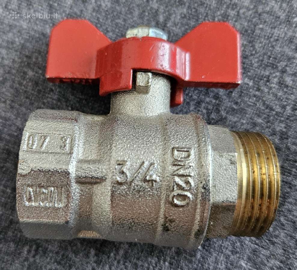 Ventilis rutulinis tiesus Pn30 Dn20 3/4'' - nuotraukos Nr. 2