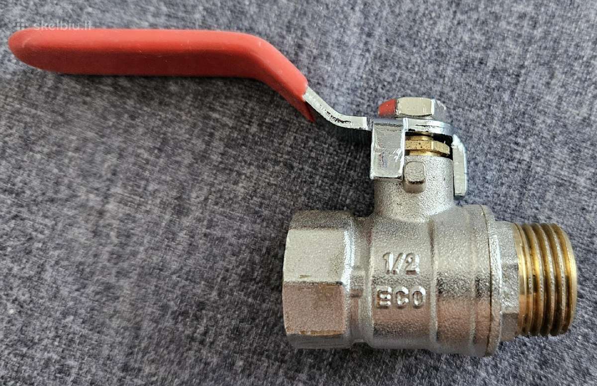 Ventilis rutulinis tiesus Pn 25, Dn15 1/2'' - nuotraukos Nr. 2