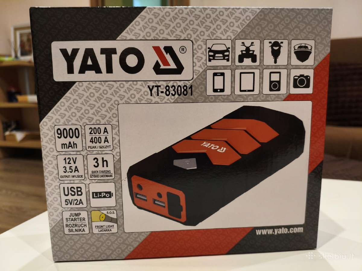 Įkroviklis 9000mah YT-83081 Yato - nuotraukos Nr. 5