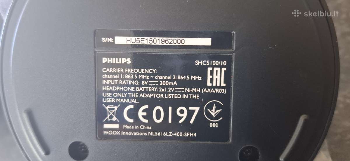 Philips Hi-fi ausinės Shc 5100/10 - nuotraukos Nr. 2