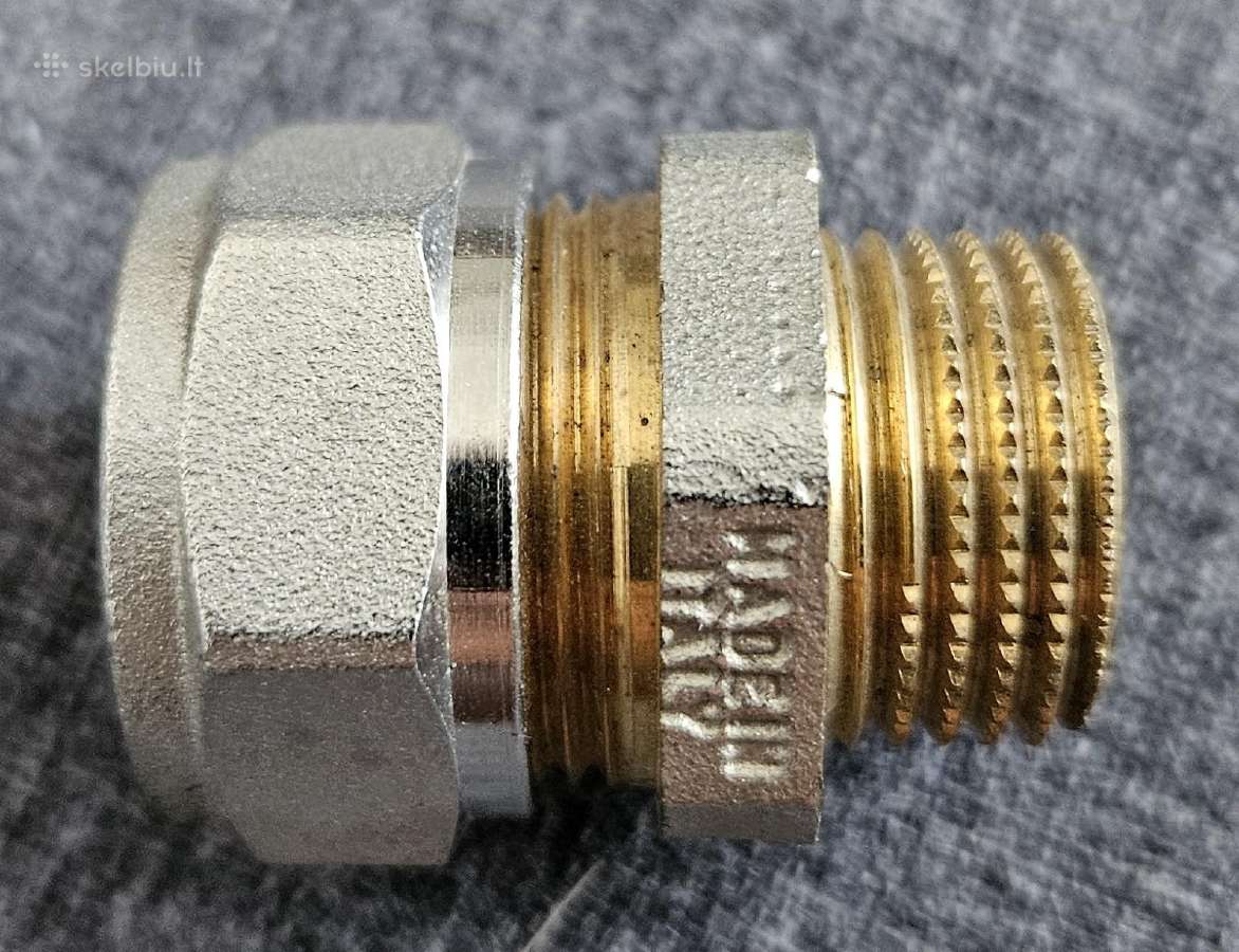 Užveržiamas antgalis Tdm 18mm 3/4'' žalvaris/nikel