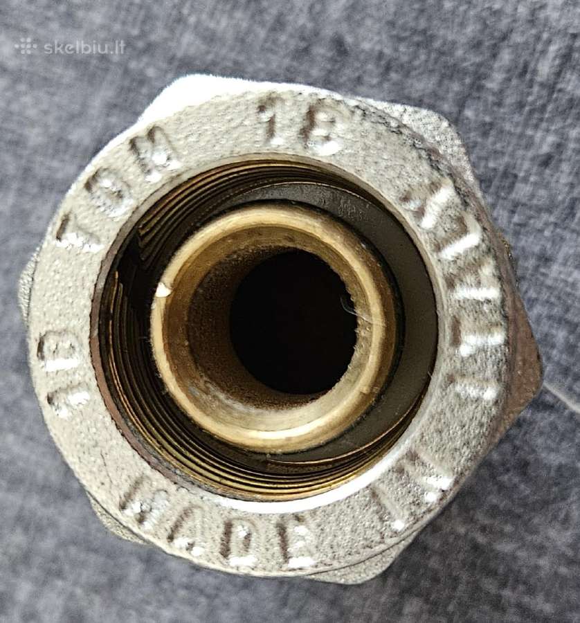 Užveržiamas antgalis Tdm 18mm 3/4'' žalvaris - nuotraukos Nr. 2
