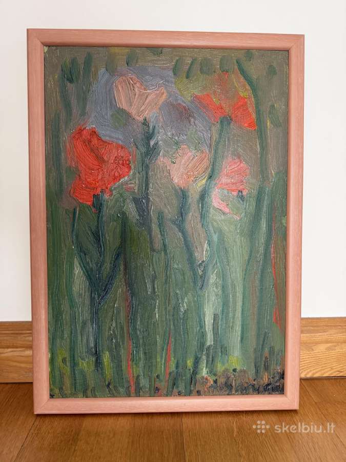 Augustino Savicko paveikslas "Gėlės"