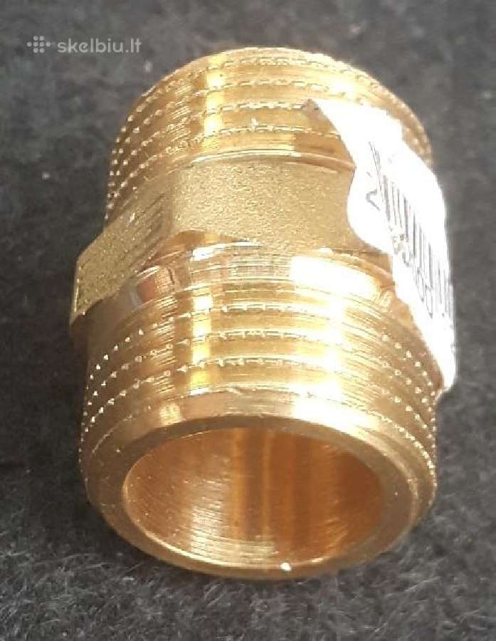 Srieginis perėjimas žalvarinis 1/2''x1/2'' 1vnt - nuotraukos Nr. 4