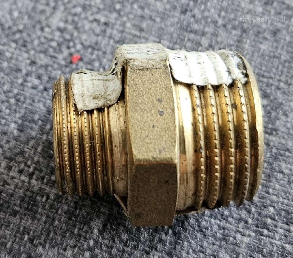 Srieginis perėjimas žalvarinis 1/2''x3/4'' 1vnt - nuotraukos Nr. 2