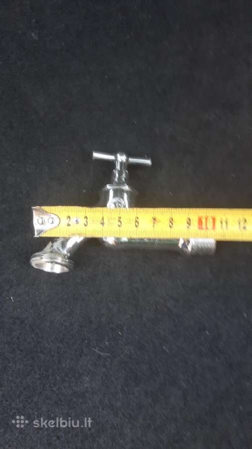 Ventilis rutulinis 1/2''x1/2''chromuota