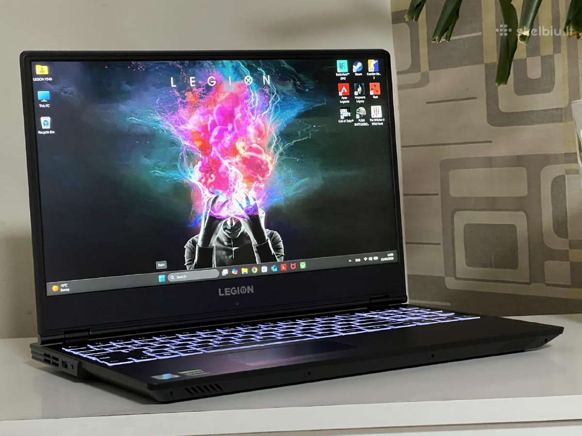 Parduodamas Legion Y540 su Gtx 1660ti, I5-9k. - nuotraukos Nr. 2