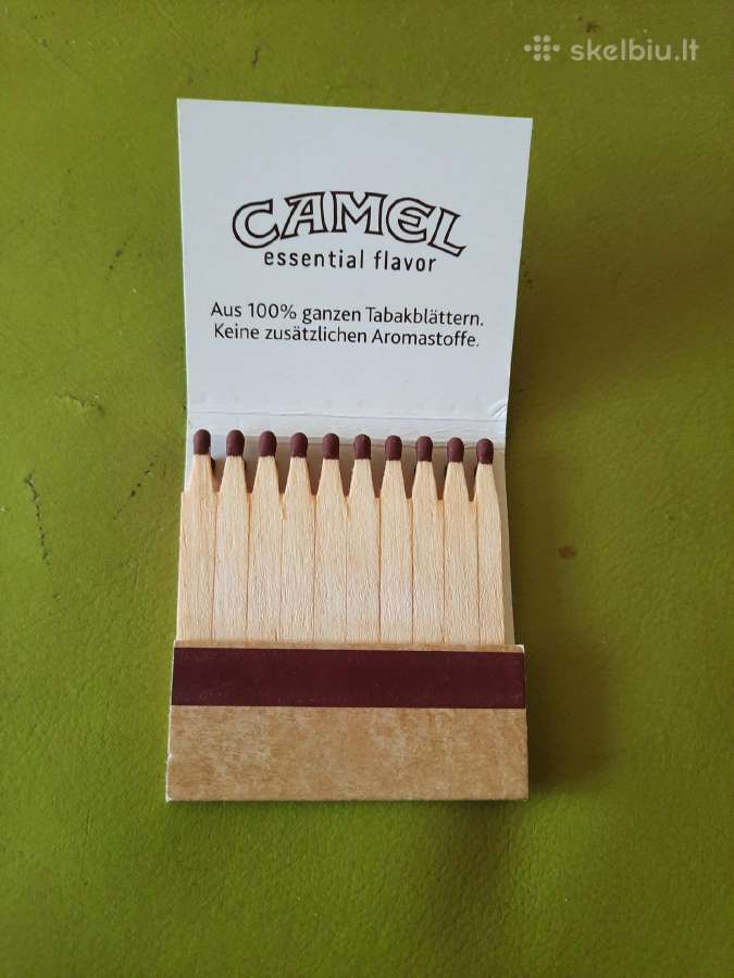 Degtukų dėžutė knygelė Camel Nr.2 - nuotraukos Nr. 3