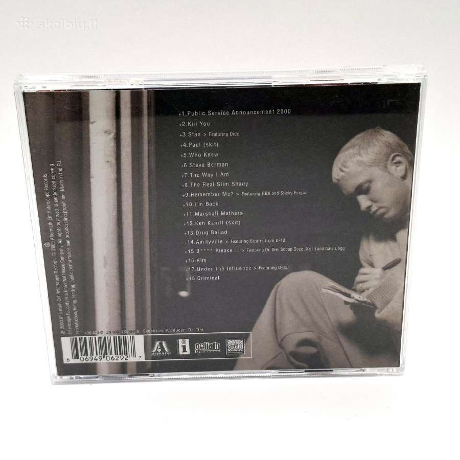 Eminem - The Marshall Mathers Lp (CD, Albumas) - nuotraukos Nr. 2