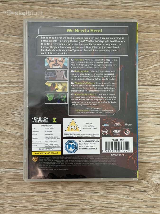 Ben 10 Alien Force Dvd diskas - nuotraukos Nr. 2