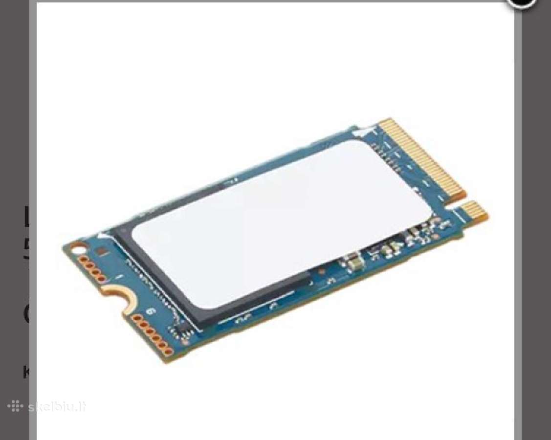 Lenovo Thinkpad 512 SSD m2 pcie nvme - nuotraukos Nr. 3