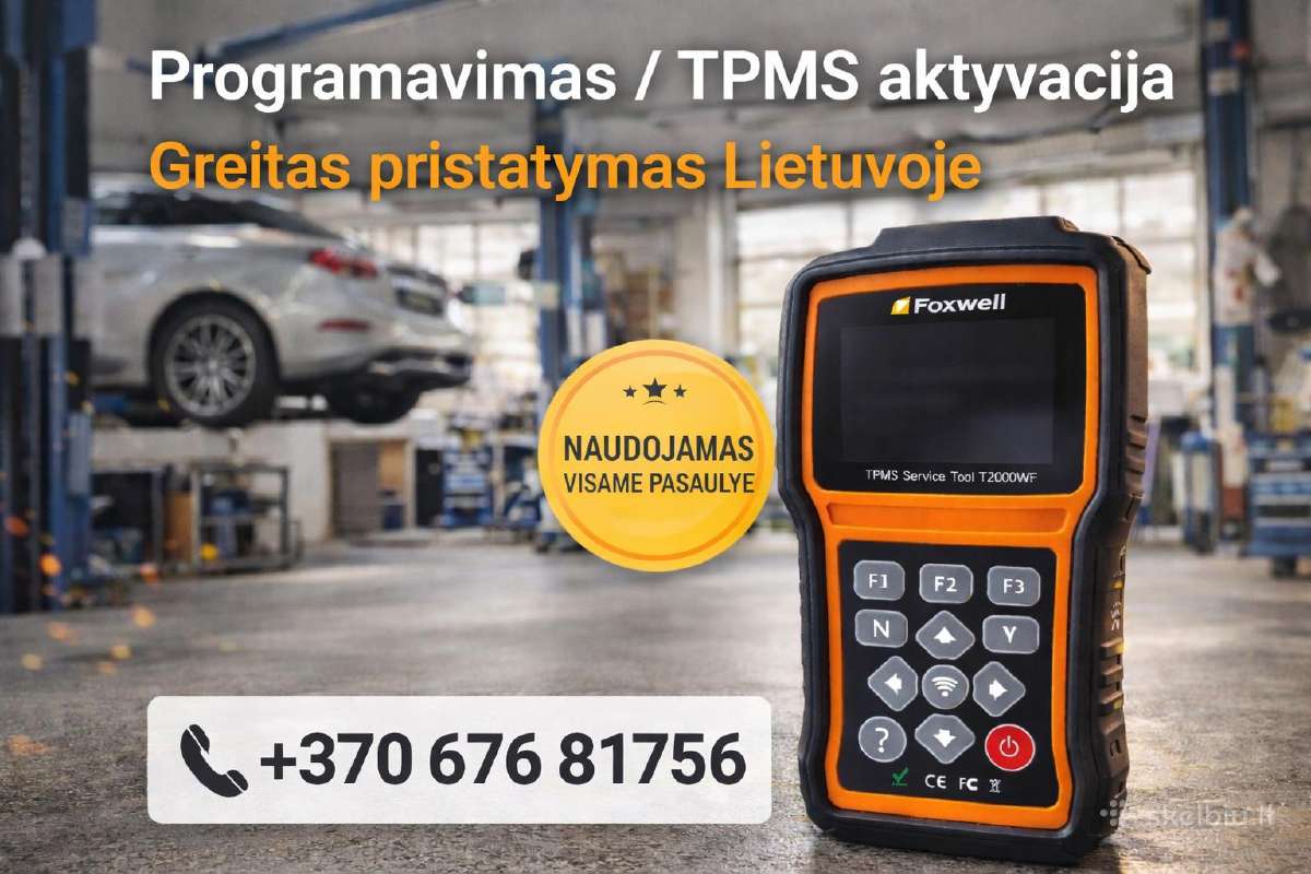 Foxwell T2000wf Tpms programatorius Vilnius - nuotraukos Nr. 2