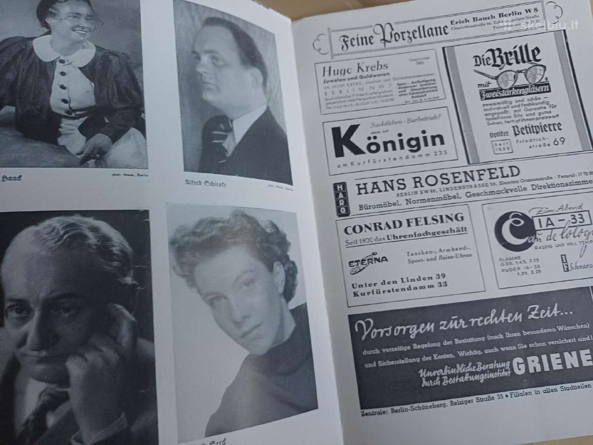 Parduodu teatro programa,1933-1940m - nuotraukos Nr. 10