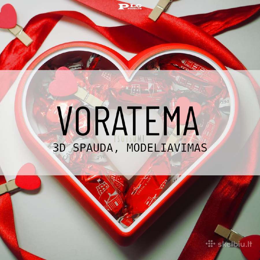 3D spausdinimas, skenavimas, modeliavimas Vilniuje
