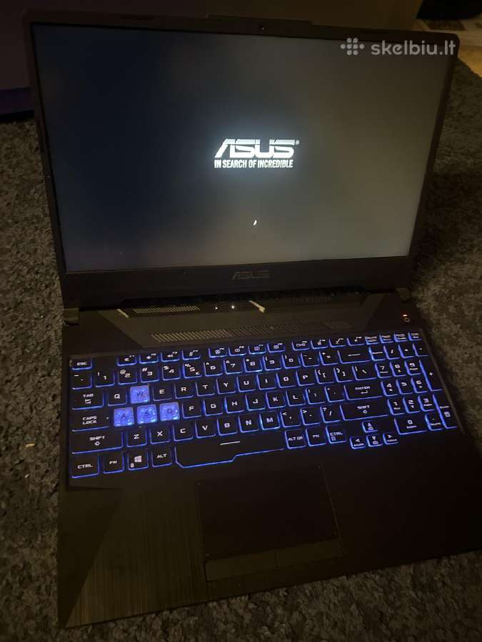 Asus tuf f15 žaidimu laptops