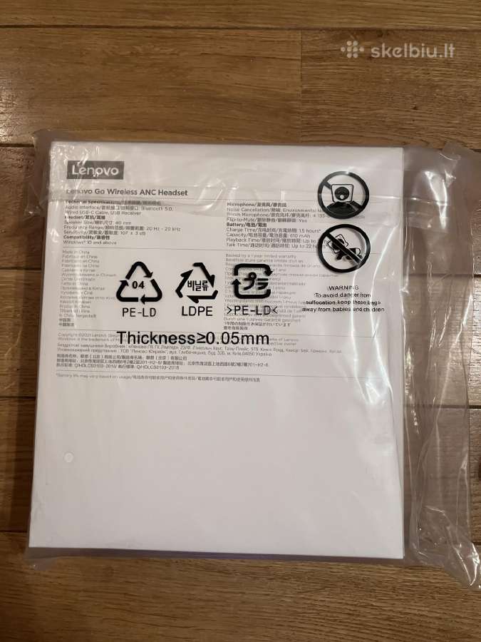 Lenovo go wireless anc headset belaides ausines - nuotraukos Nr. 3