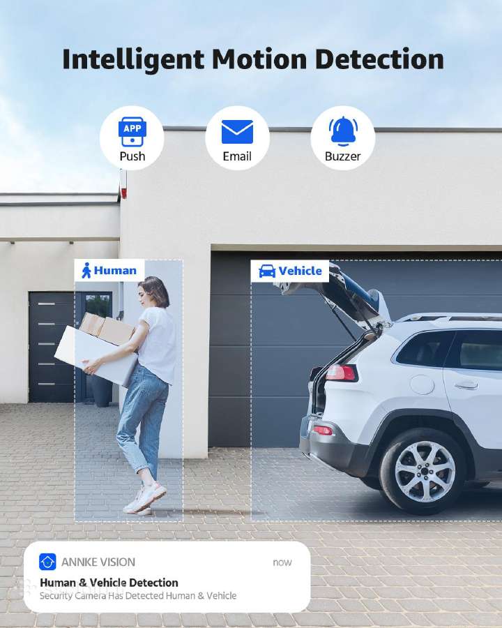 Annke, Hikvision Ip kamerų komplektas - nuotraukos Nr. 10