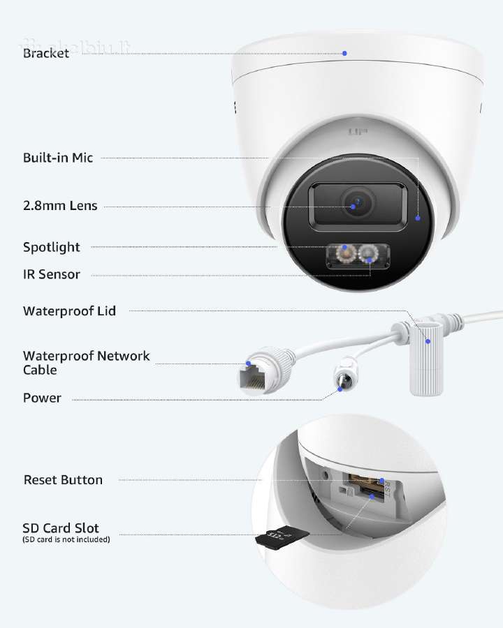 Annke, Hikvision Ip kamerų komplektas - nuotraukos Nr. 8