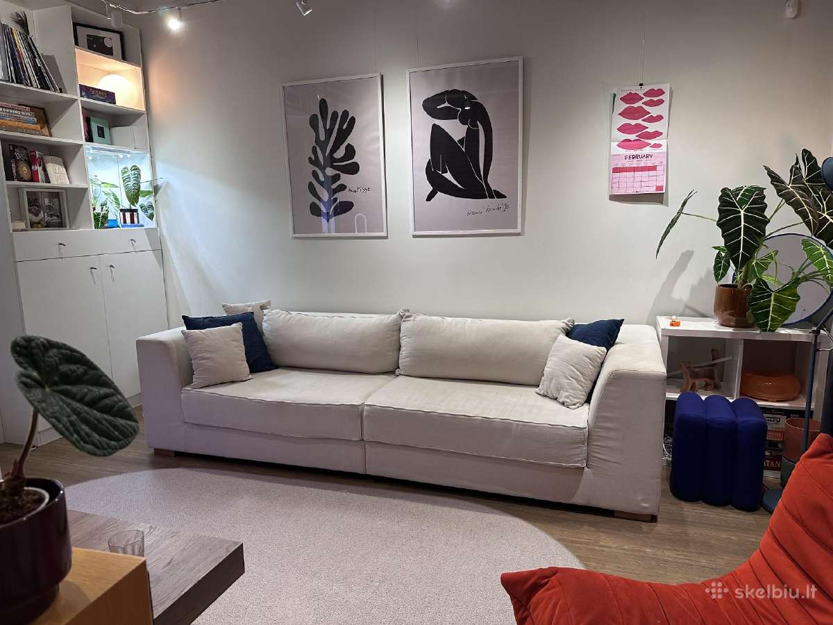 Kokybiška sofa, galimas atvežimas