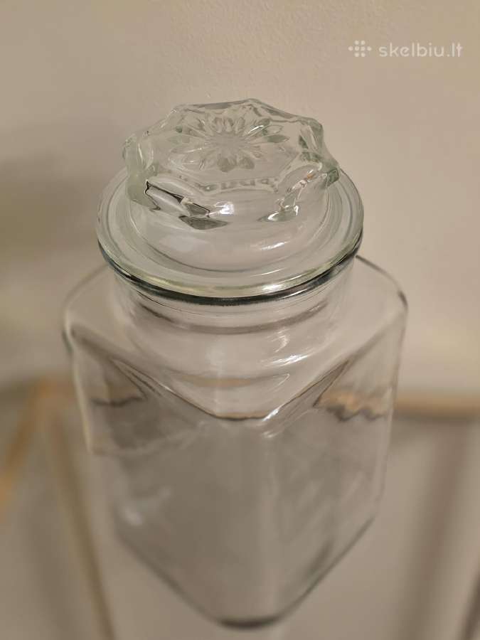 Clear Glass storo stiklo 2100ml,sandarus indas