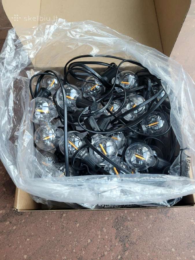 34+3 LED lempučių 30,48m girlianda
