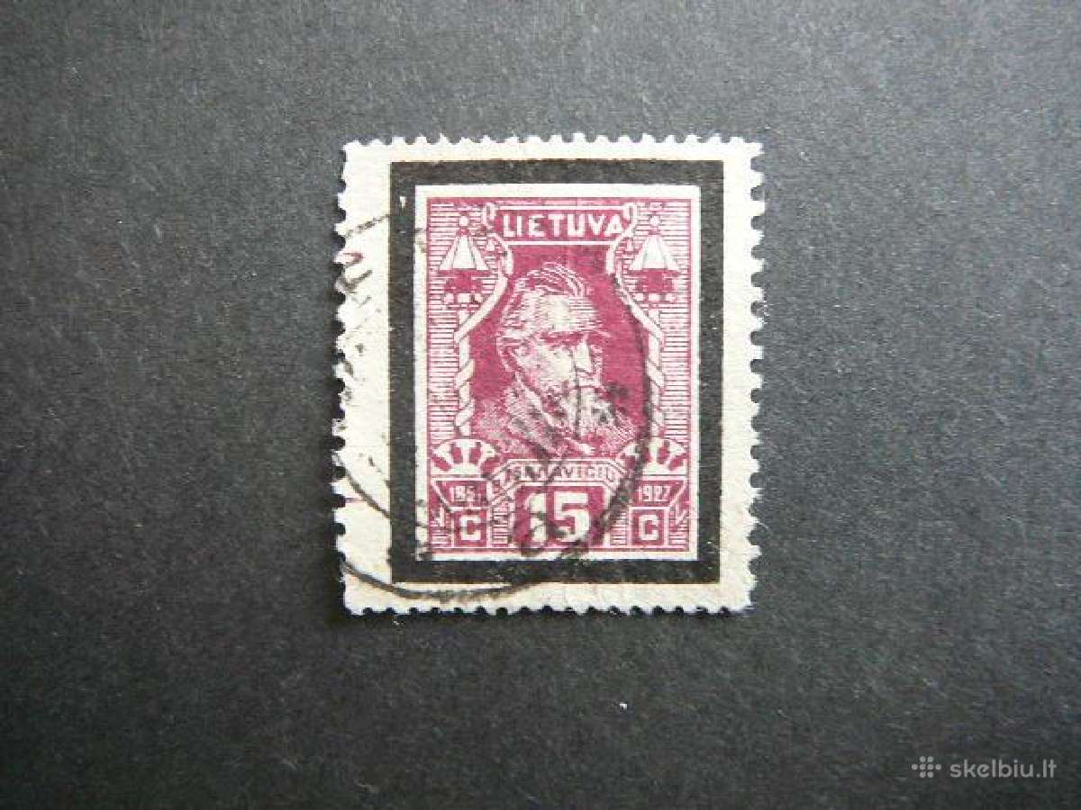 Lietuva 1927 J. Basanavicius antsp. lit274a
