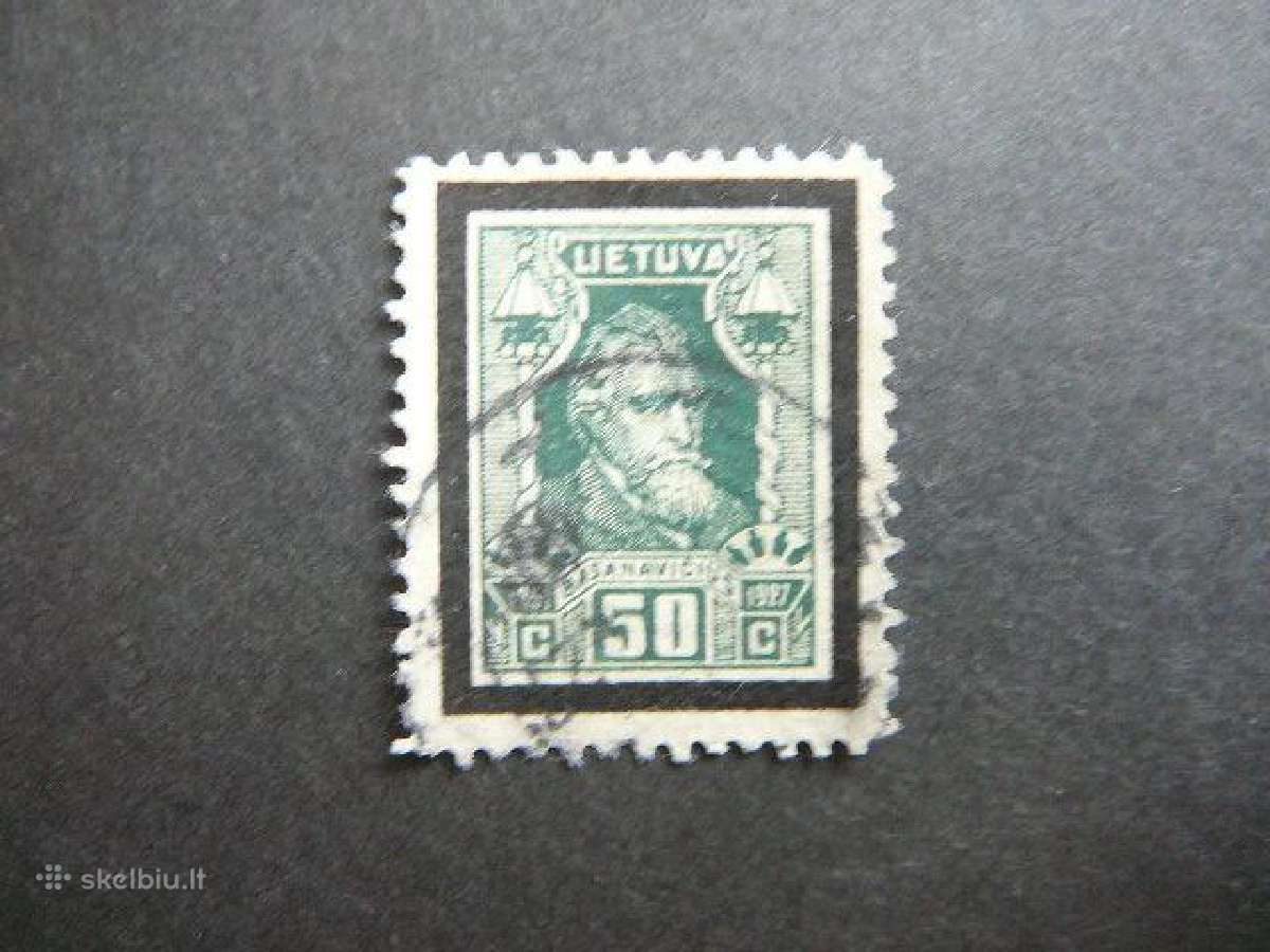 Lietuva 1927 J. Basanavicius antsp. lit276a