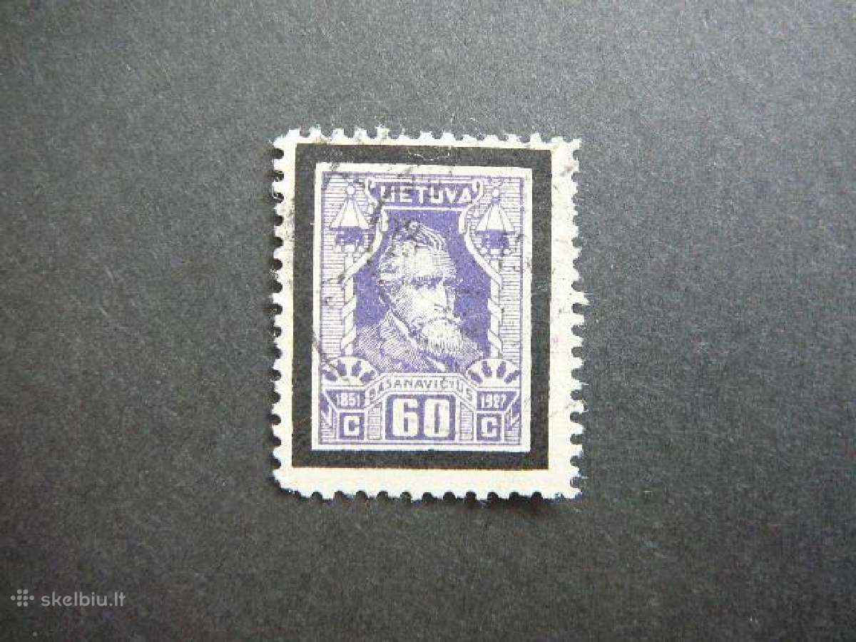 Lietuva 1927 J. Basanavicius antsp. lit277a
