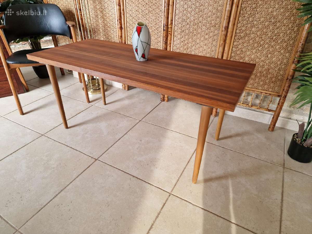 Vintažinis mid century modern kavos staliukas - nuotraukos Nr. 7