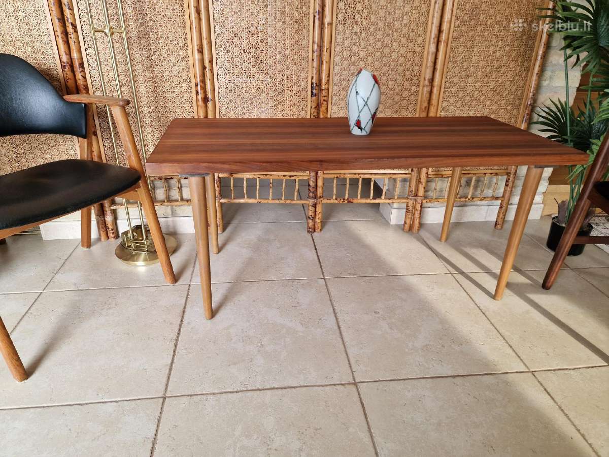 Vintažinis mid century modern kavos staliukas - nuotraukos Nr. 21