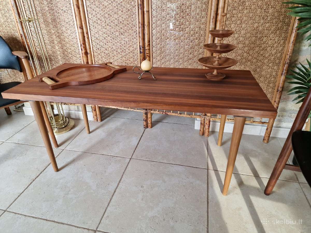 Vintažinis mid century modern kavos staliukas - nuotraukos Nr. 25