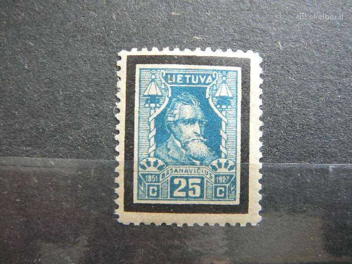 Lietuva 1927 J. Basanavicius Mlh lit275sp