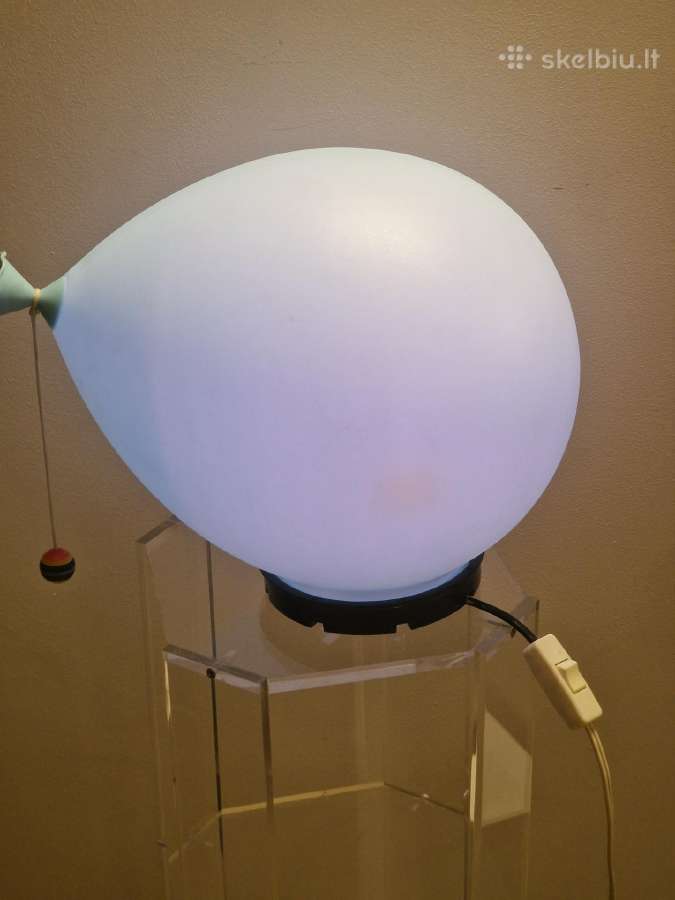 Vintažinė Yves Christin stalinė lempa „Balloon" - nuotraukos Nr. 5