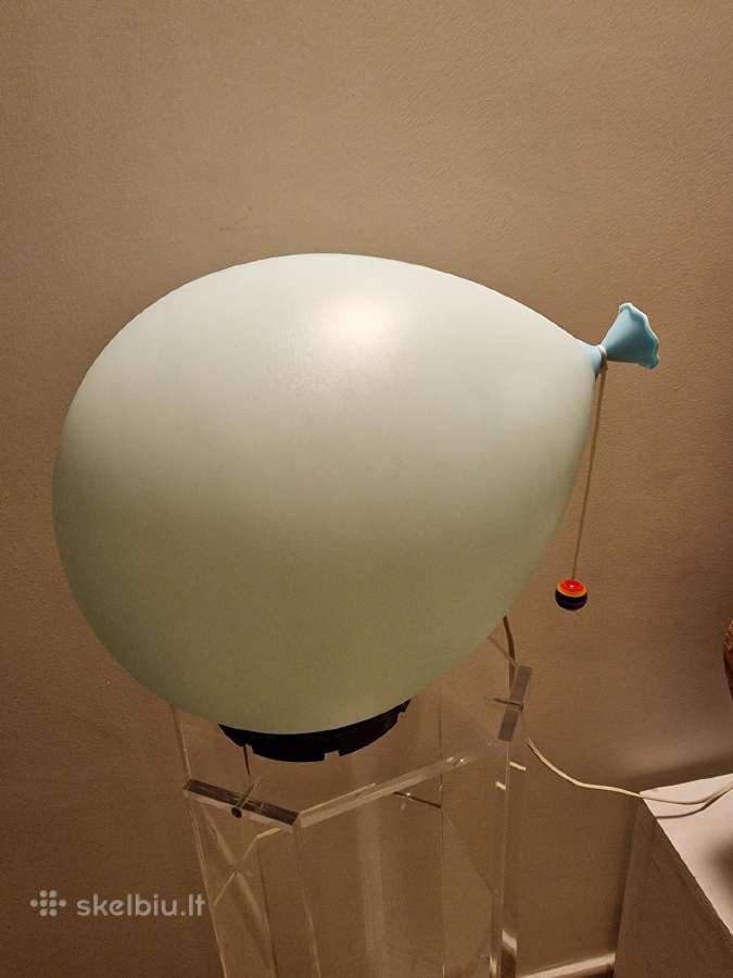 Vintažinė Yves Christin stalinė lempa „Balloon" - nuotraukos Nr. 10