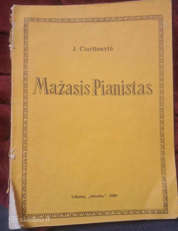 Mažasis pianistas J. Čiurlionytė 1989