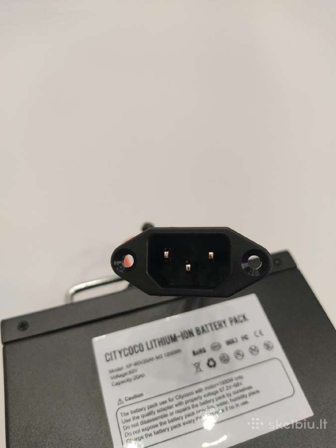 Citycoco Elektrinio cioperio 60v20ah baterija - nuotraukos Nr. 6